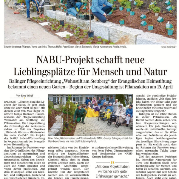 NABU Projekt Haus am Stettberg.